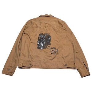 Vintage 90s Blassport Worm Love Band Autographed Jacket Women’s Large‎